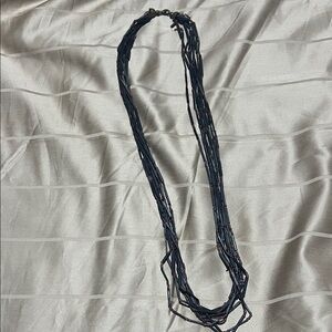 Elegant Black Beaded Necklace